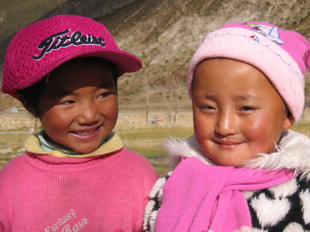 照片：藏族小妹妹