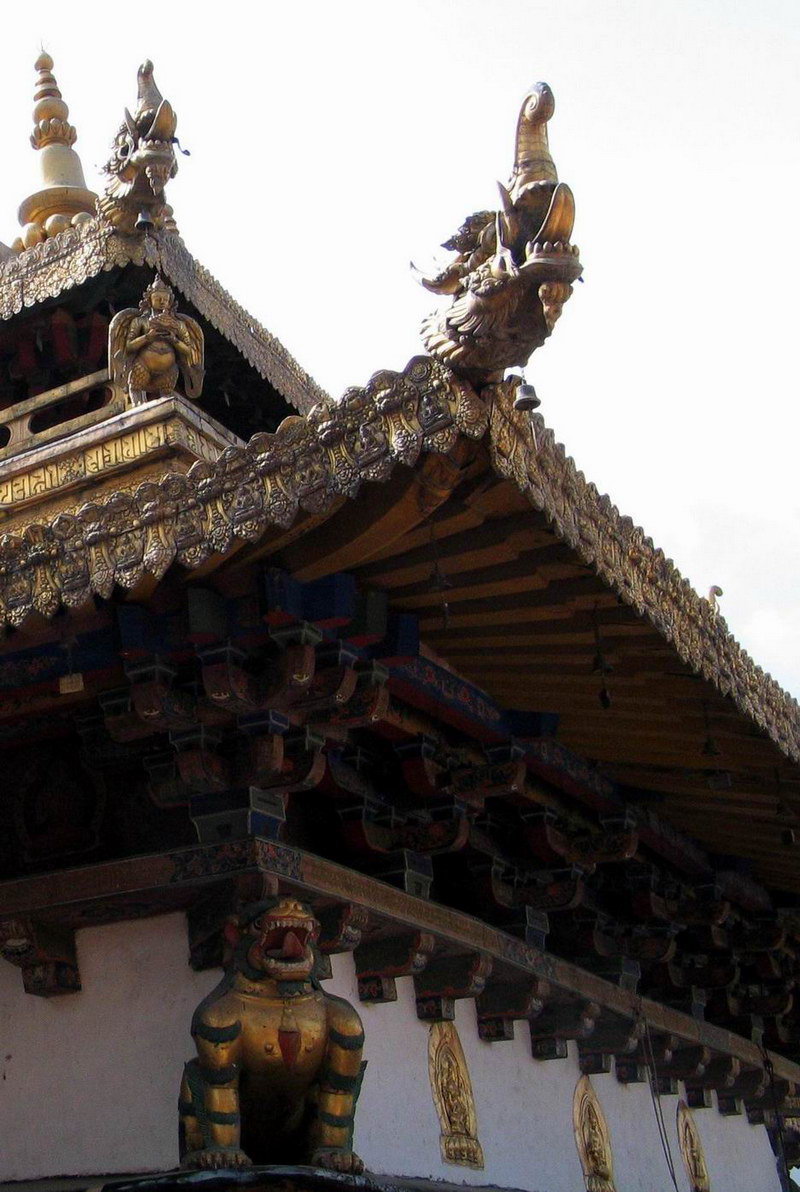 西藏图片：大昭寺一角