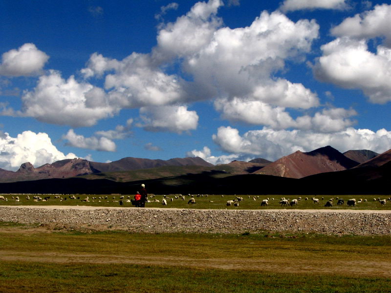 西藏图片：西藏，路在远方