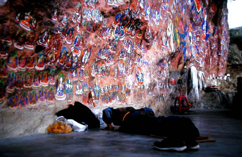 西藏图片：万佛墙下5