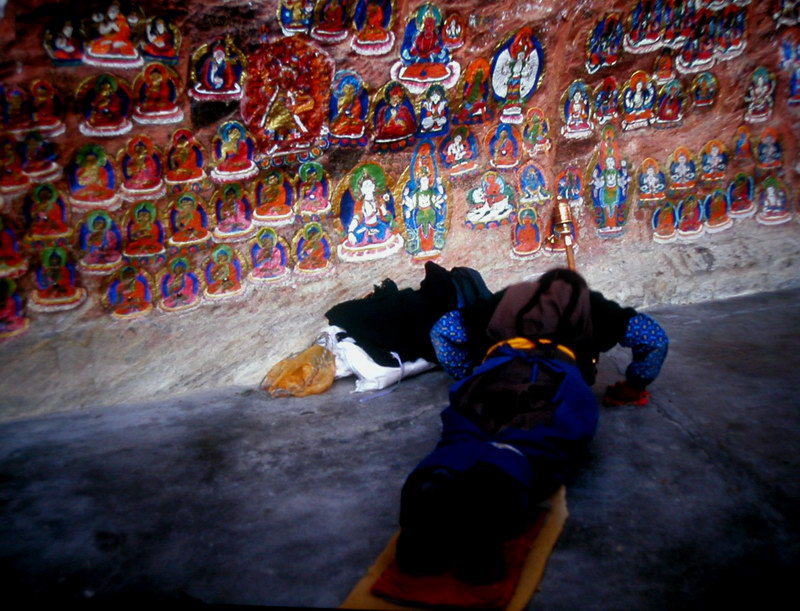 西藏图片：万佛墙下3