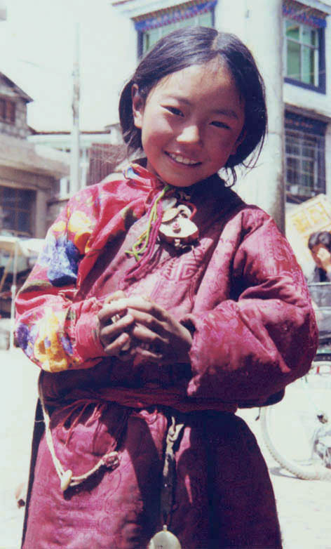 西藏图片：小美女
