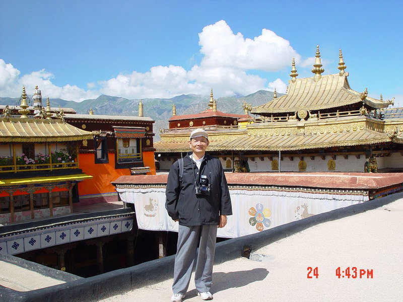 西藏照片：大昭寺金顶