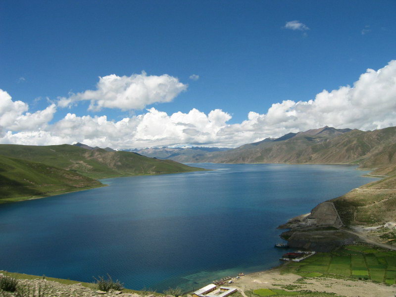 西藏照片：羊湖