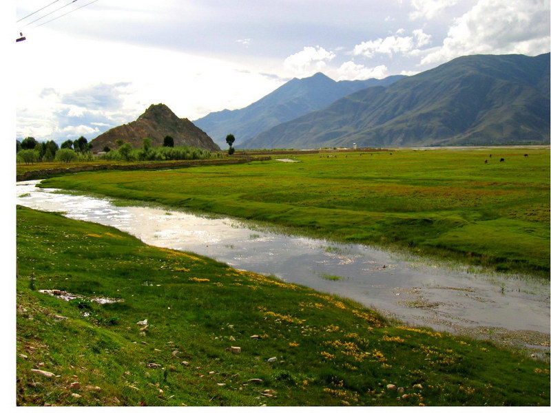 西藏照片：弯弯的小河