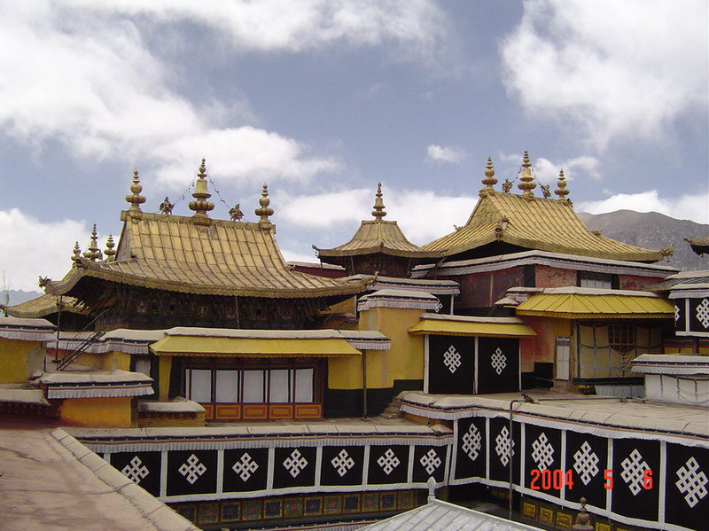 西藏照片：布达拉宫金顶