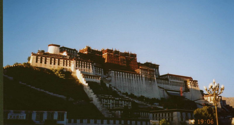 西藏照片：黄昏布达拉