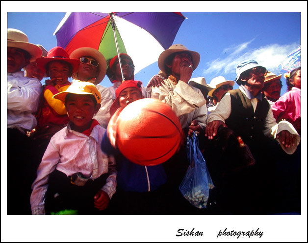 西藏照片：当雄：看赛马