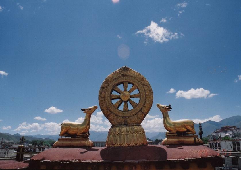 西藏照片：大昭寺金顶