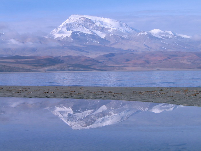 西藏旅行照片：阿里-鬼湖拉昂错-纳木纳尼峰