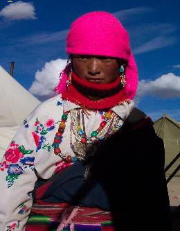 西藏旅行照片：阿里-帕羊女子2