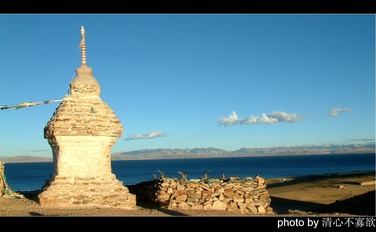 西藏旅行照片：阿里-玛旁雍错一角